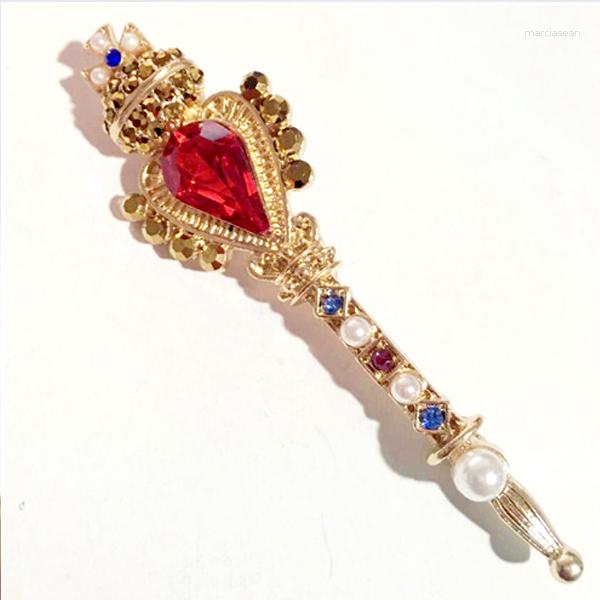 

Brooches Decorative Crystal Brooch Pin Women Accessories Jewelry Crown Girl Vintage Lovely Scarf Lapel Year Gift