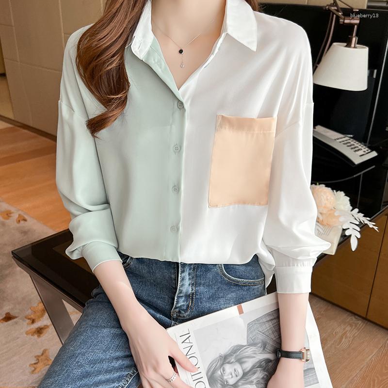 

Women' Blouses Fashion Printing Ladies Shirts Women' 2023 Spring Summer Long Sleeve Tops Blusas Mujer, Multi