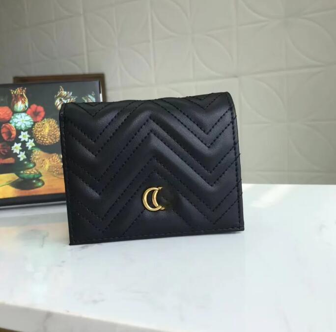 

Top quality single zipper wallets cardholder Italy Alphabet color style luxurys mens women high-end designers with packaging box 488109-2, Red