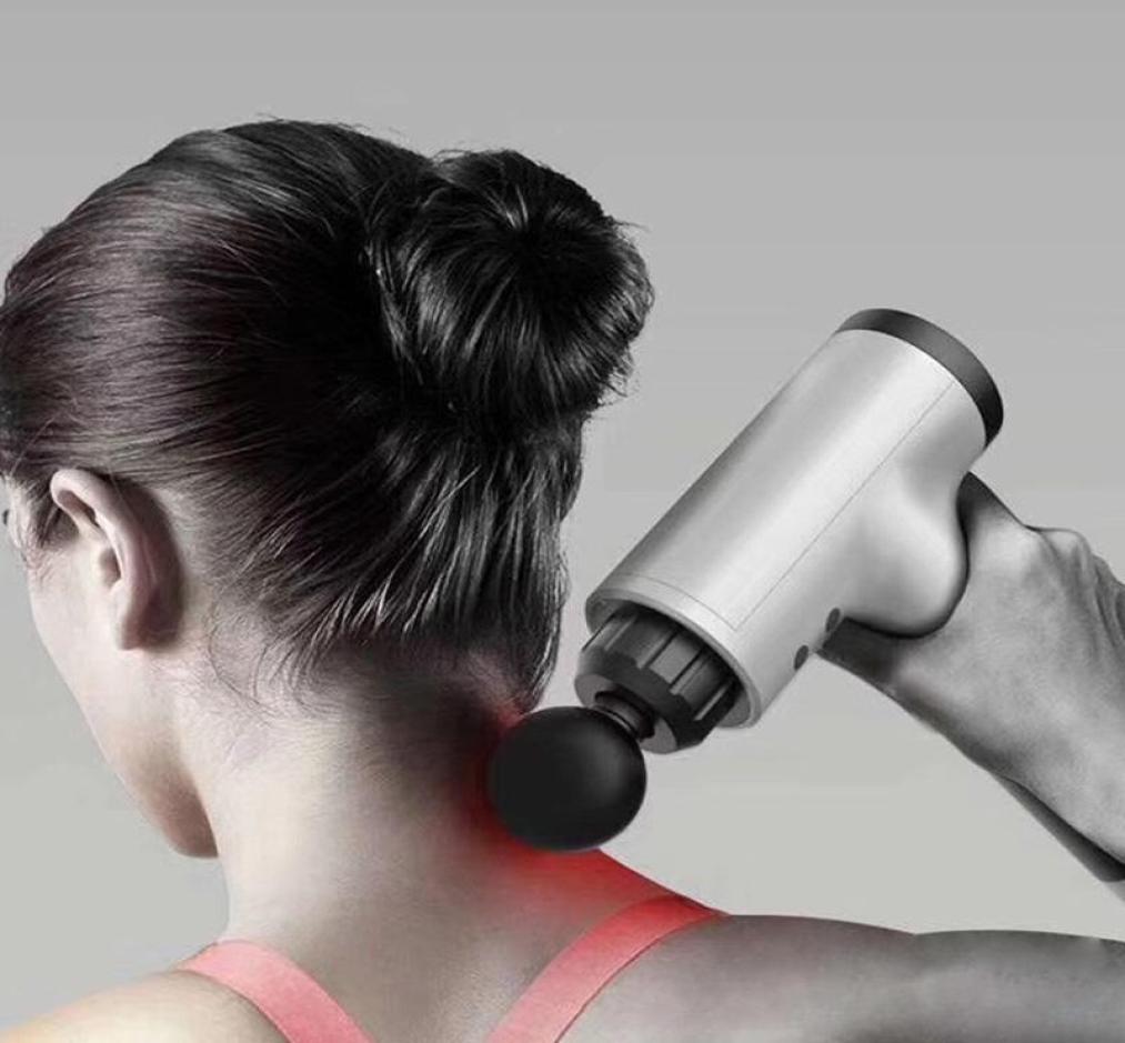 

Electric Muscle Massage Gun Deep Muscle Fascia Tissue Massager Therapy Gun Exercising Muscle Pain Relief Body Shaping9751617