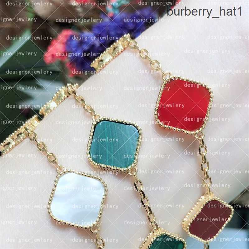 

fashion bracelet for women 4/four flower chain link 18K gold silver charm party wedding Mother's Thanksgiving gifts designer bracelet jewelry