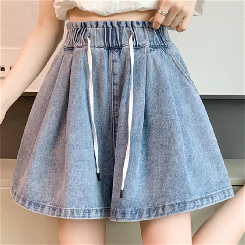 

Women's Shorts Women's Women's Denim Wide Legs 2023 Ins Fashion High Waist Oversize Jorts Y2k Summer Outfits For Female Short Jeans, Blue