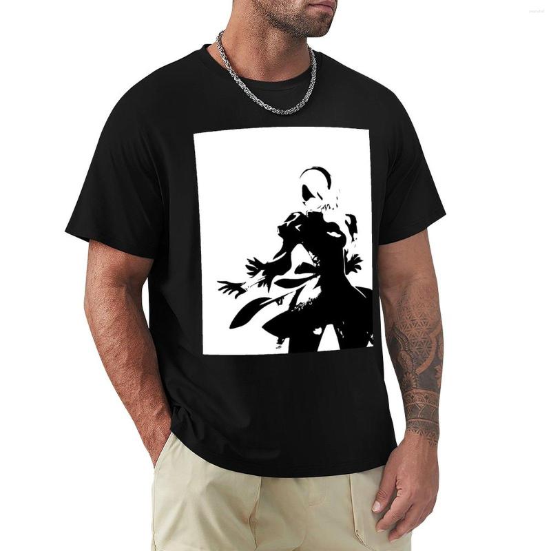 

Men's Polos 2B Silhouette T-Shirt Blank T Shirts Graphics Shirt Mens Workout, Dark coffee