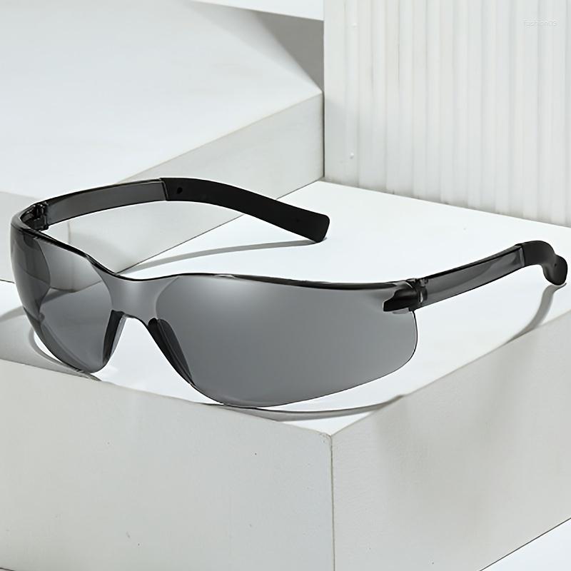 

Sunglasses 1pc 118 Men's Casual Outdoor Sports Windproof Cycling Glasses