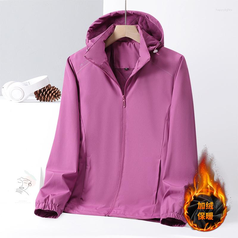 

Women's Jackets 2023 Autumn Winter Outdoor Couple Clothing Detachable Hooded Jacket Men Women Plush Lining Warm Coat Windbreaker Outerwear, Men carbon ash