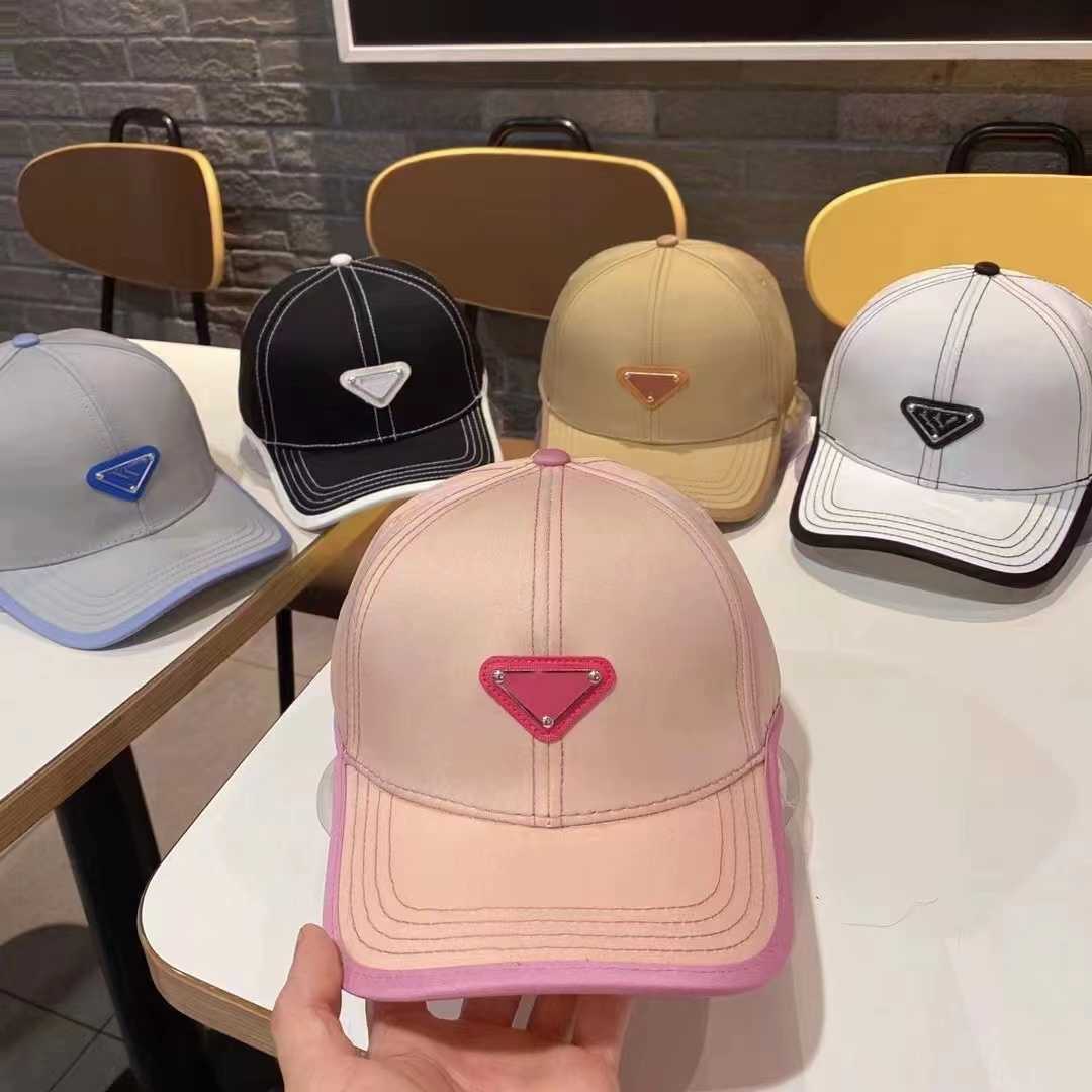 

Wholesale Baseball cap designers hats luxurys ball cap Letter sports style travel running wear hat temperament versatile caps, Pink