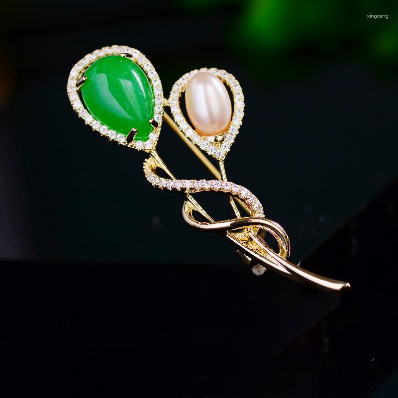 

Brooches Fashion Confession Balloon Brooch Elegant Freshwater Pearl Simple Pin Clothing Creative Personality Accessories