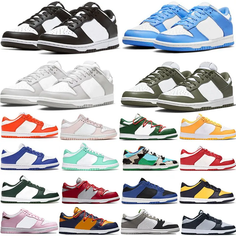 

Designer 2023 Running Shoes Men Women Black White Panda Photon UNC Kentucky University Red green Brazil Low Chicago trainers outdoor sports sneakers Eur 34-48, 49