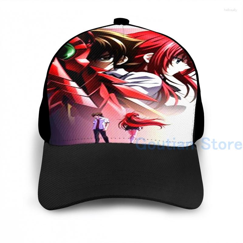 

Ball Caps Fashion High School DXD Basketball Cap Men Women Graphic Print Black Unisex Adult Hat
