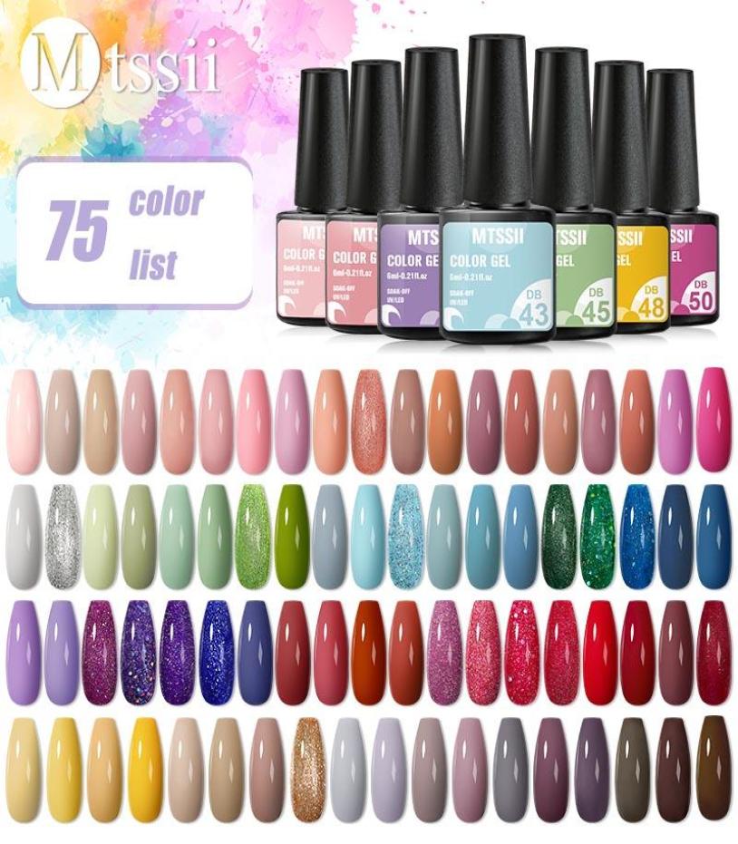

Mtssii 30pcs Gel Nail Polish Set MultiColor Semi Permanent Long Lasting Soak Off UV Varnish Art Hybrid2710145, Red
