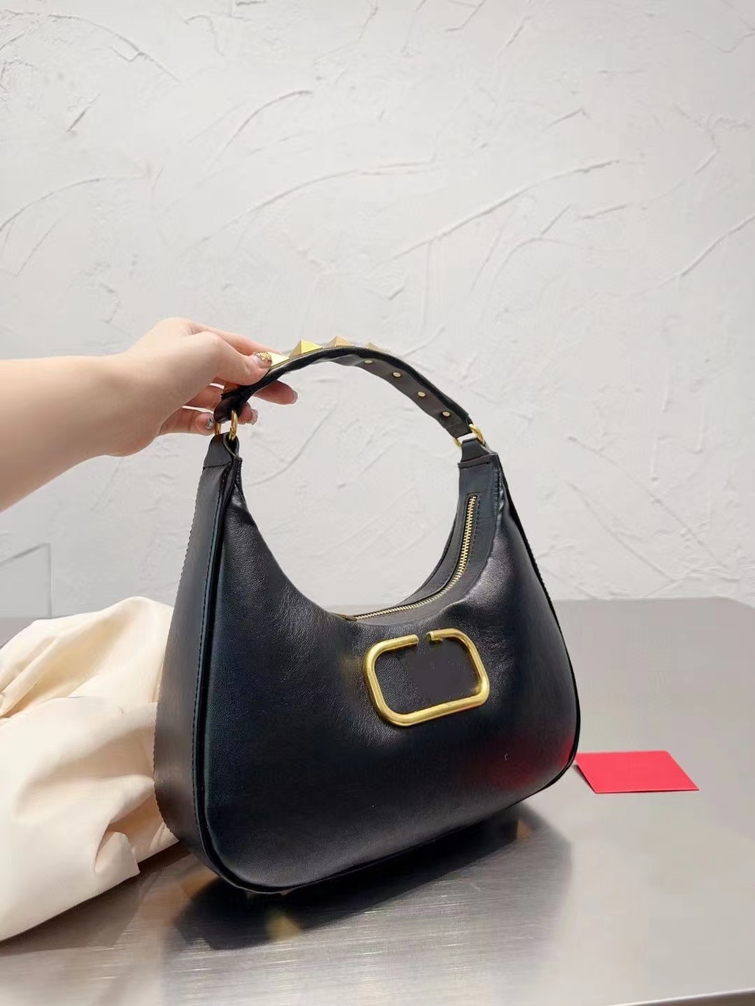 

Hot ladies all love the all-in-one shoulder bag casual underarm shoulder bag spring and summer burst multi-color purse handbag size 30.16, Clear