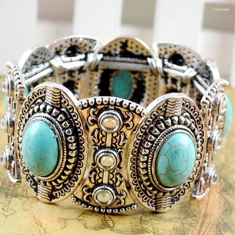 

Bangle Stylish Boho Women Bangles Womens Retro Vintage Natural Tibetan Bracelet Cuff