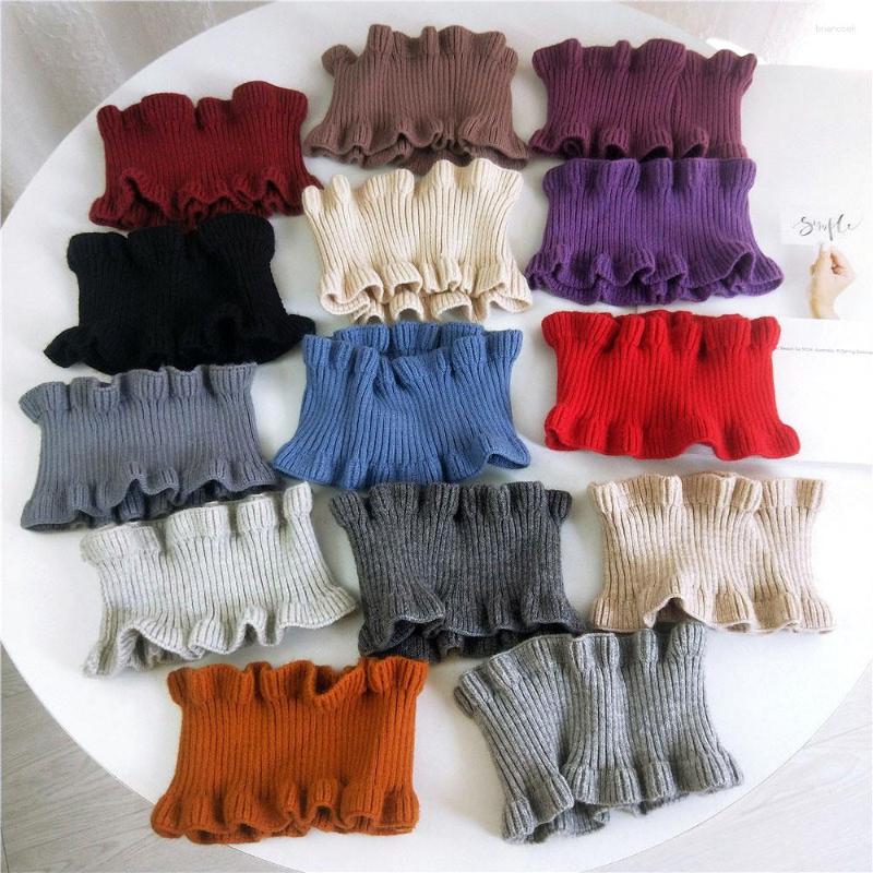 

Scarves Women Detachable Wrap Collar Ribbed Fake Knitted Turtleneck Winter Neck Scarf Dickey For Ladies Men Gift