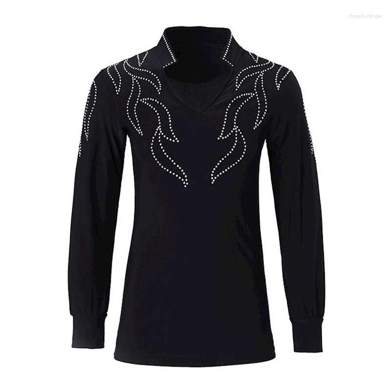 

Stage Wear 2023 Fantasia Latin Dance Tops Men Yoga Ballroom Tango Standard Men's Professional Dancing Clothing, Black short sleeve