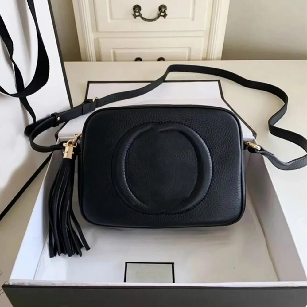 

Classic Luxurys Designer bags Womens Shoulder Bags Tassel Disco SOHO Leather Shopping Bag Cross body Handbags Crossbody bags Totes bag Purse Wallets 22CM 308364, 1734 red