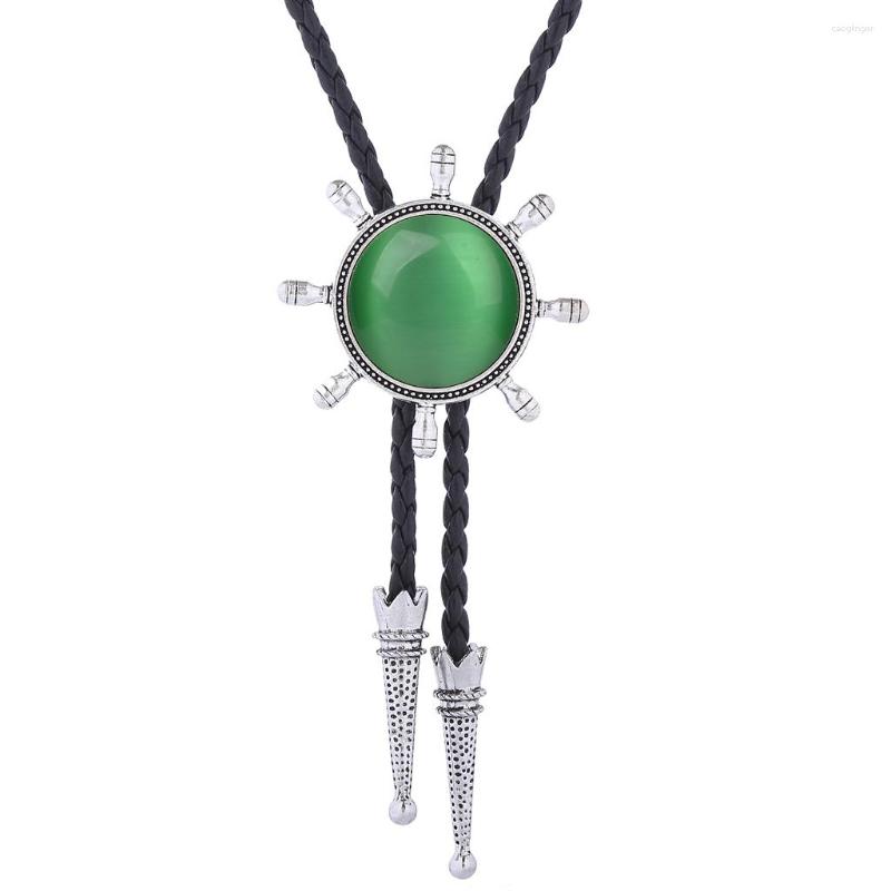 

Bow Ties European And American Nautical Square Compass Retro Bolo Tie