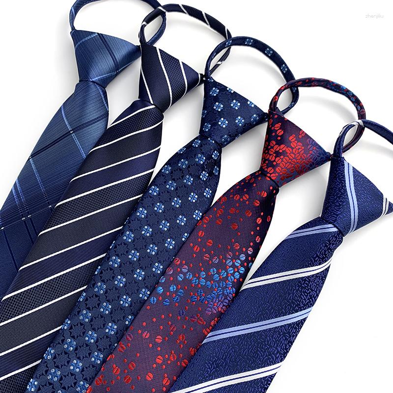 

Bow Ties Tie For Men's Luxury Noble Fit Wedding Business Cocktail Formal Suit Fashion Convenient Pre ZIPPER Buckle Narrow Gif