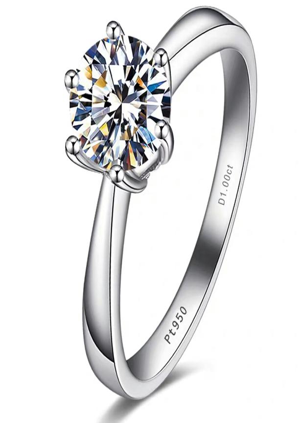 

Luxury Simulated Stone Rings For Women Sterling Silver Engagement Rings Sona Stone Wedding Ring J1907188664484