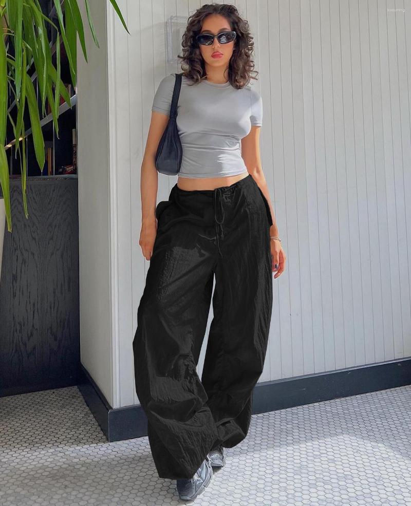 

Women' Pants CINESSD Street Hipster Fashion Women' Wear Loose Cargo 2023 Spring And Summer Casual Trousers, Khaki