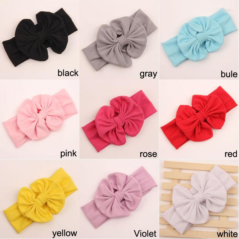 

Hair Accessories 35 Pcs/ Lot Fashion Messy Big Bow Headwraps Sweet Top Knot Headband, Picture shown