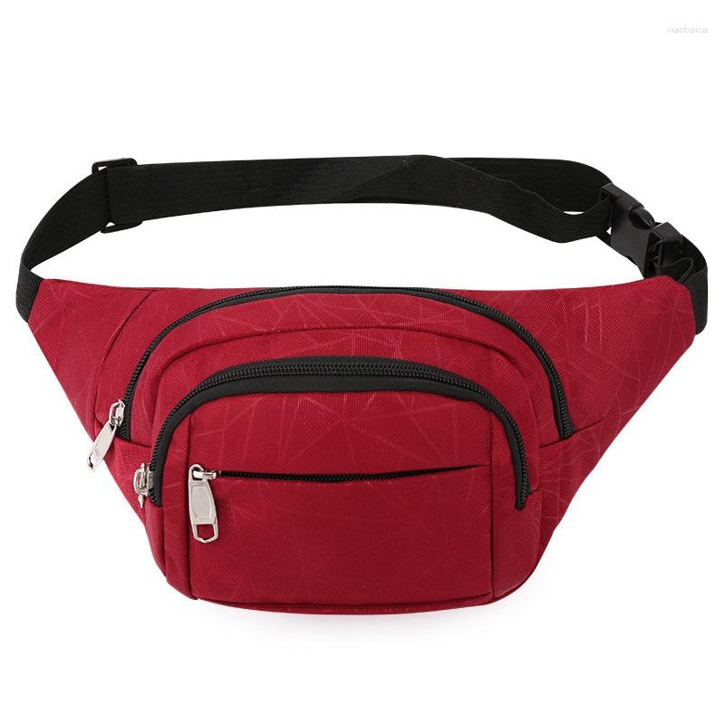 

Waist Bags Bag Men's Sports Mobile Phone Women's Waterproof Running Messenger Business Cashier Wallet Large-capacity Chest, 3-black