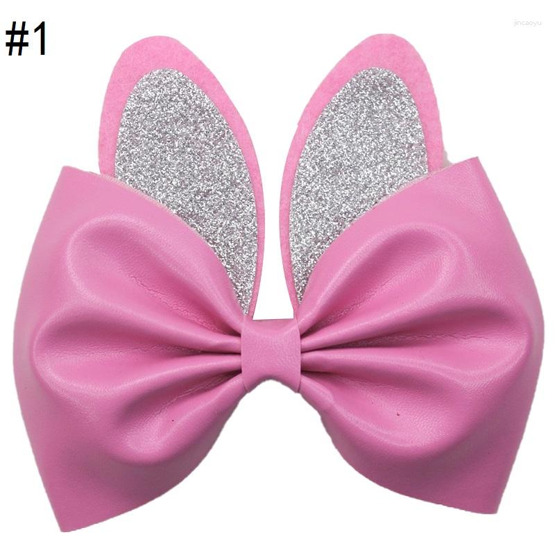 

Hair Accessories 12pcs 5.5'' Glitter Bows Easter Inspired Leather Clip For Girl Toddle, 20230208006
