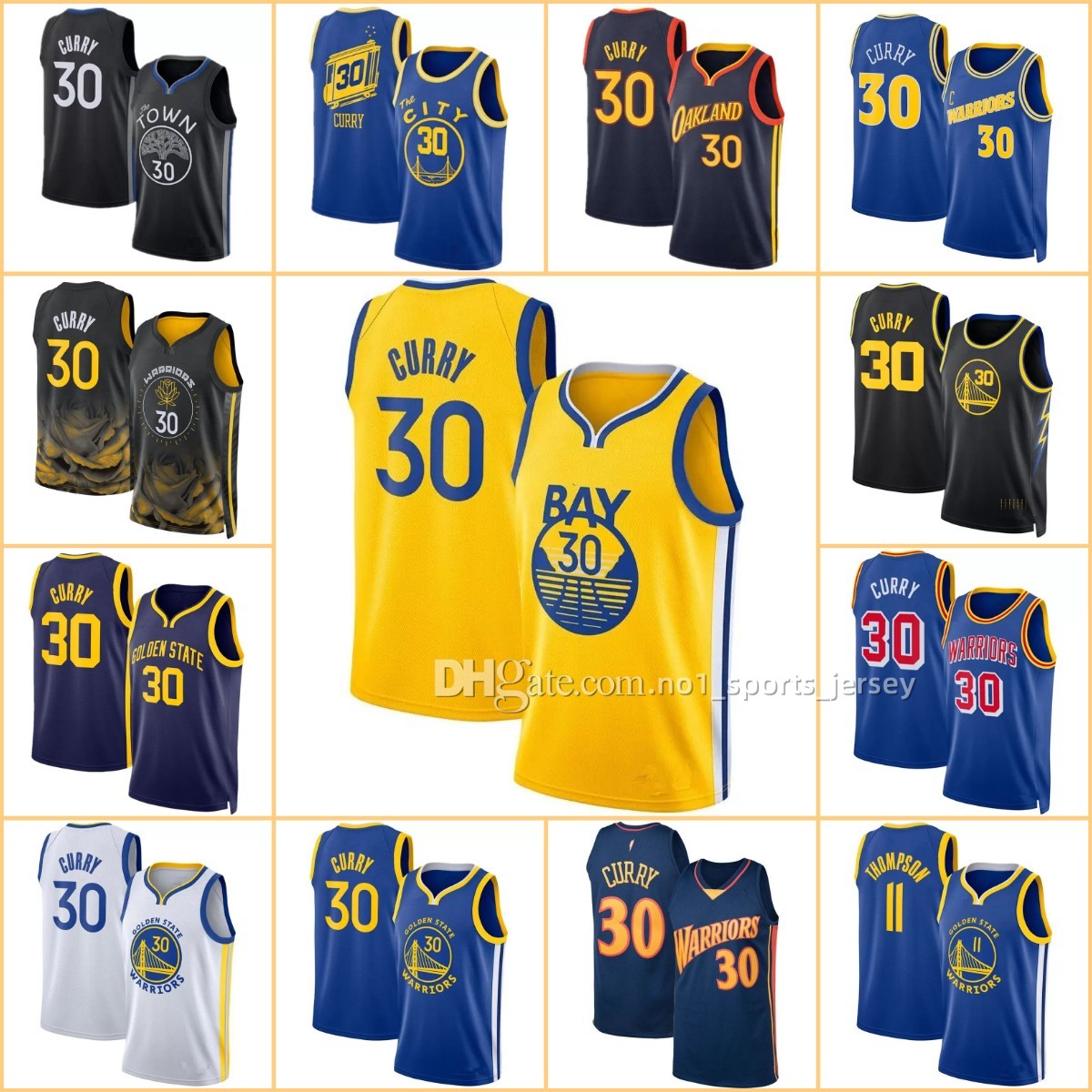 

Custom Golden State''Warriors''30 New blue Basketball Jerseys Draymond Green Andrew Wiggins Poole 7 City Shirt Edition Blue Jersey 23 Men Women Youth, 12