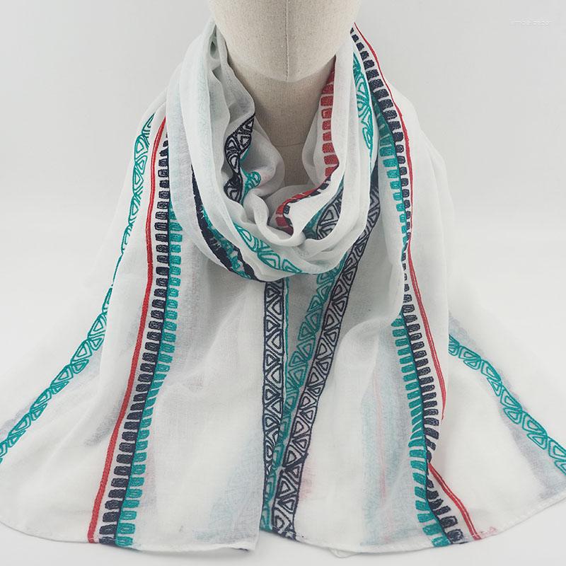

Scarves MLRRR Arrivals Long Embroidered Shawls (white)