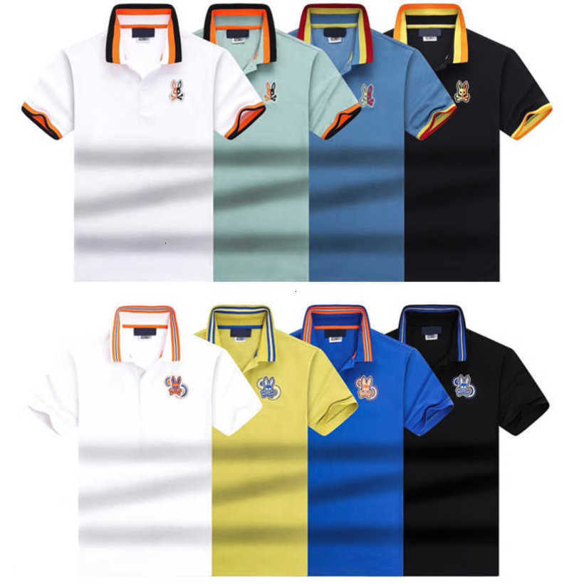 

Men's Brand Psychos Shirt Designer Bunnys Polo Tshirts Summer Casual Tees Fashion Tops Mens Women T-shirt Luxury Dunks Business Design Short Sleeve Uxrq, 23