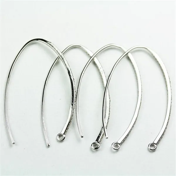 

DIY Jewelry Earring Hook Making Supplies Earings Earwire Zircon Silver 925 Hooks Jewellery Findings 5 Pairs