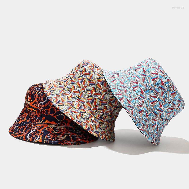 

Berets DANKEYISI Women Bucket Hat Outdoor Fashion Sunhat Sunscreen Hip Hop Fishman Bob Boys Girls Travel Panama Double Sided Cap