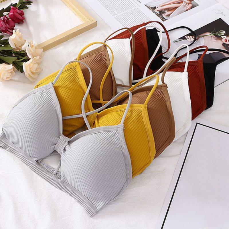 

Bras Bra Underwear To Exquisite Car Line Technology Sexy Thread Breast Wrapping Sports Yoga Womens Ventilate, A06 brick red