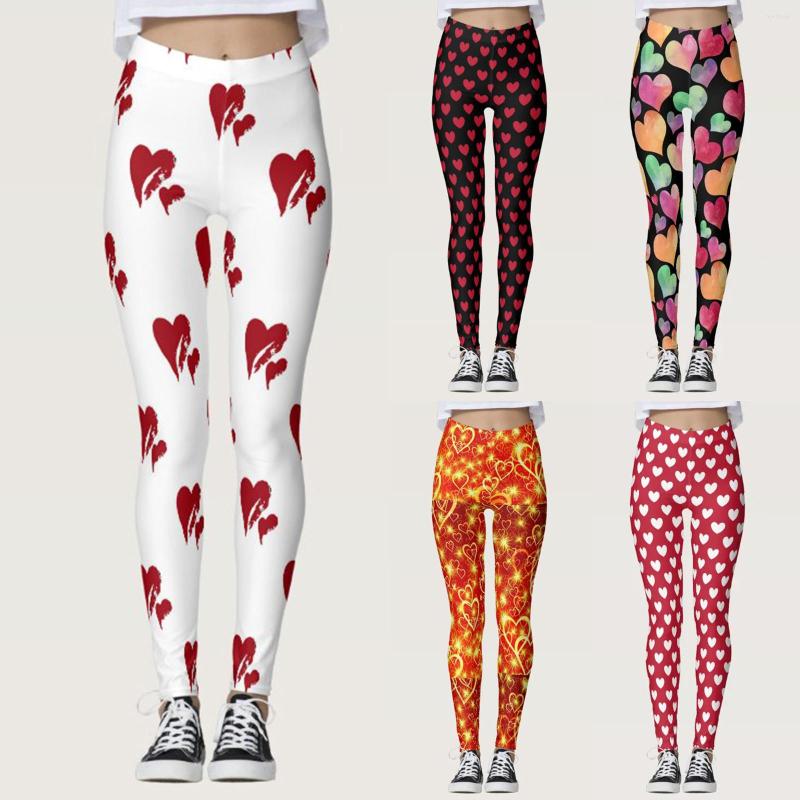 

Women' Leggings Skirt Women Custom Valentine' Day Printed Pants For Running Pilates Womens Cotton