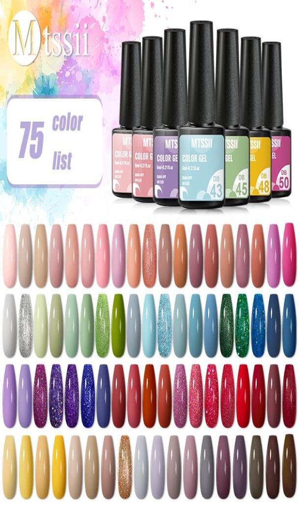 

Mtssii 30pcs Gel Nail Polish Set MultiColor Semi Permanent Long Lasting Soak Off UV Varnish Art Hybrid3299122, Red