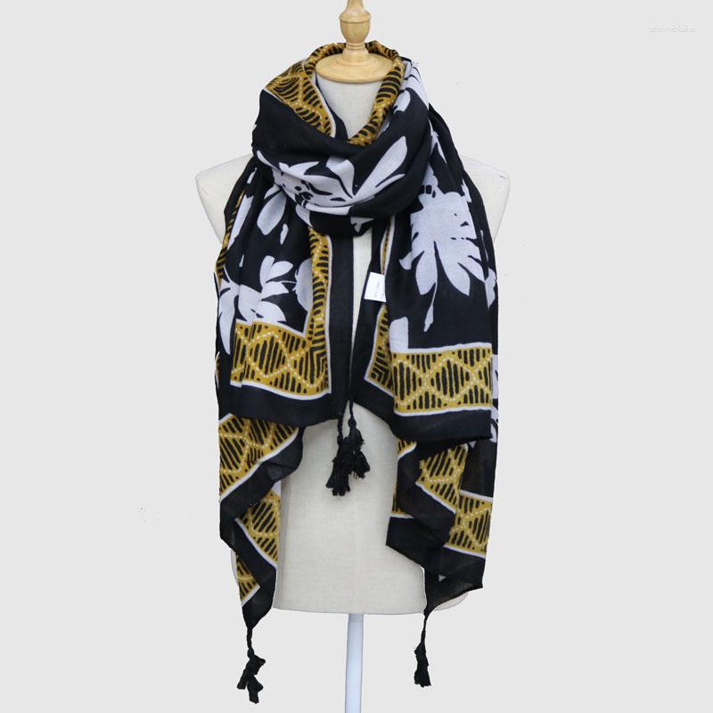 

Scarves 2023 Winter Floral Viscose Scarf Women High Quality Fashion Big Shawl For Long Shawls And Wraps Stoles Hijab Cape