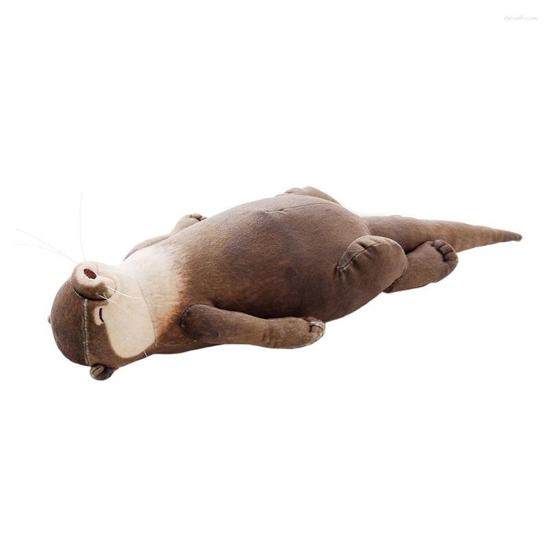 

Cosmetic Bags Otter Shape Storage Bag Cute Wrist Pad Make-up Pouch Zipper Portable Multi-function Animal Doll Girls Gifts For Kids Students, Picture shown