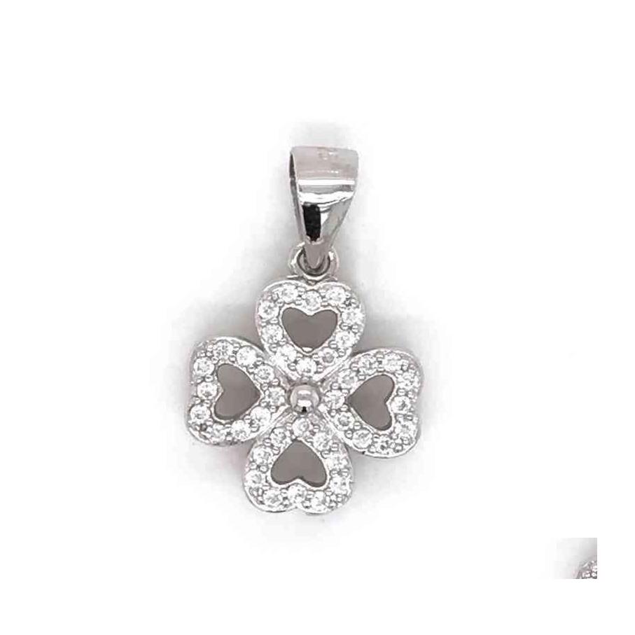 

Pendant Necklaces Custom Clover Gold Stainls Steel Necklace Real Sier Four Leaf Imag Drop Delivery Jewelry Pendants Dhiqn