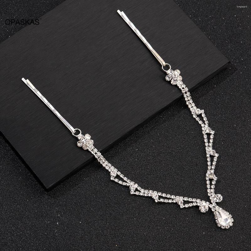 

Hair Clips Rhinestone Forehead Pendant Ethnic Style Personality Fashion Jewelry Headwear Women Brow Decorations VL