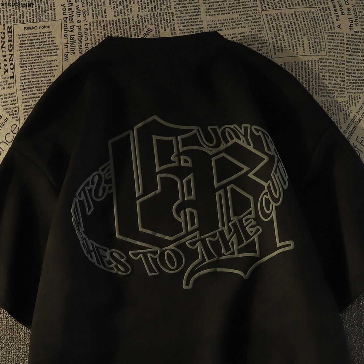 

T-shirts Tshirts American Retro Oversize Letter Printing Sleeved t Shirt and Wo Summer Loose Ins Street Trend Y2k Top Clothing 230223, Dark brown