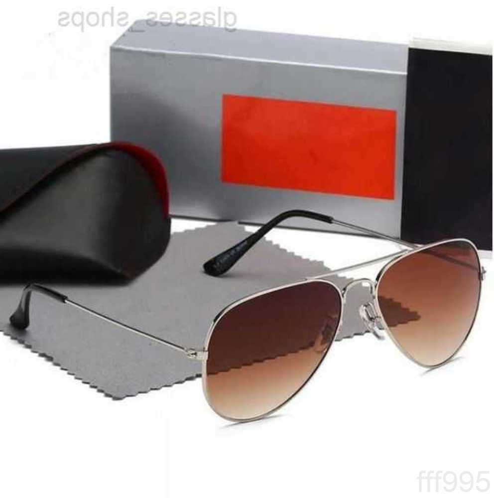 

Uv400 Designer 3025r Protection Sunglasses for Woman Men Rale Glasses Shades Real Glass Lens Gold Metal Frame Driving Fishing 593NC R 8FVO