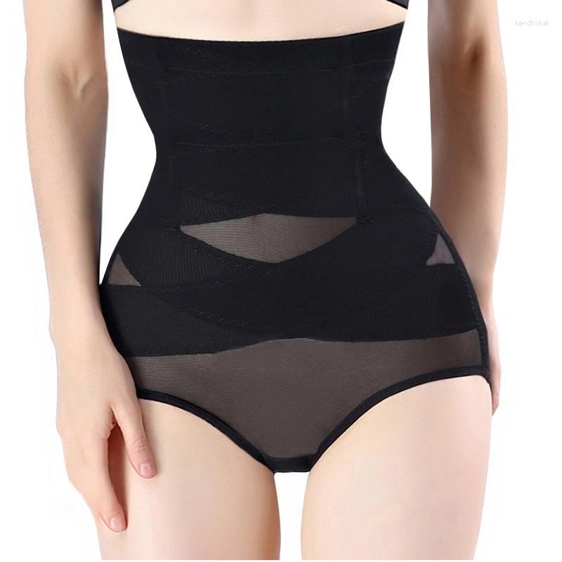

Women's Shapers Women High Waist Trainer Body Shaper Panties Tummy Belly Control Slimming Shapewear Girdle Underwear Transparent, Black