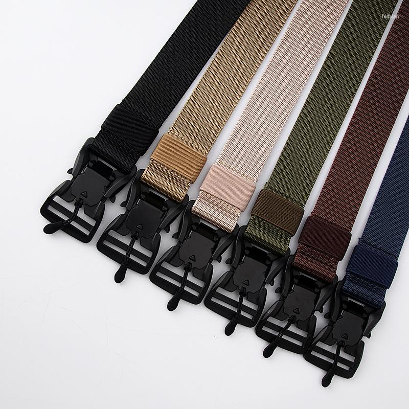 

Belts Men Belt Outdoor Hunting Tactical Multi-Function Buckle Nylon High Quality Marine Corps Canvas Plastic, Black