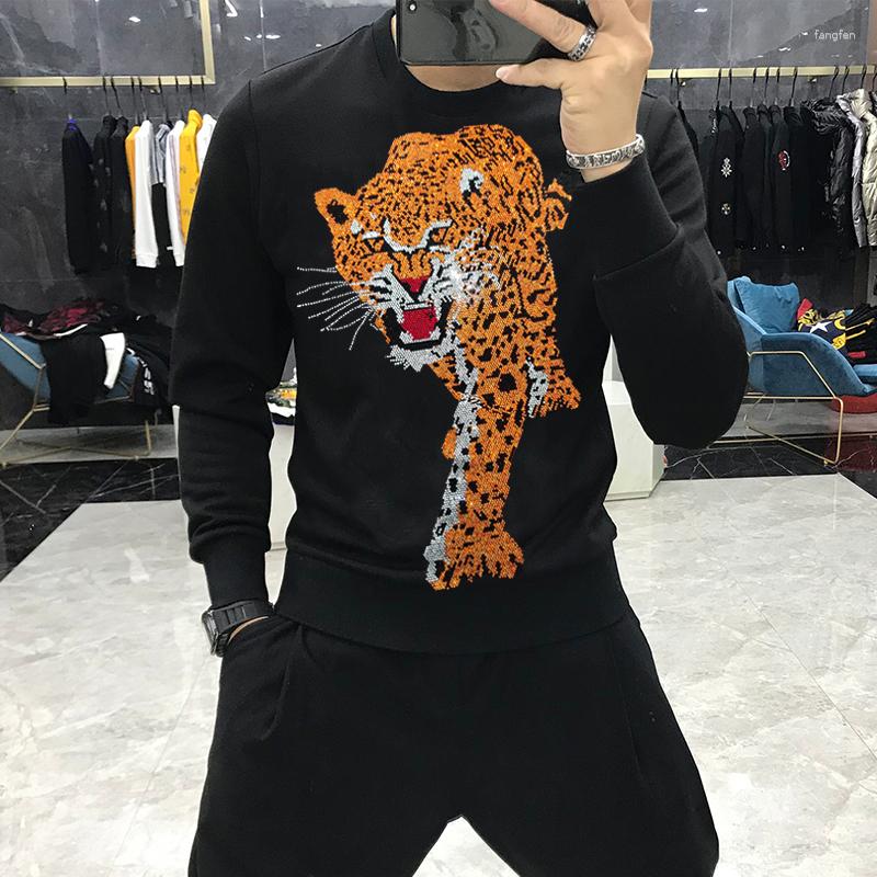 

Men's Hoodies Customized Winter Men's Hoodie Soft Warm Pullover Exquisite Diamond Craftsmanship Oversized Hoody, As shown asian size