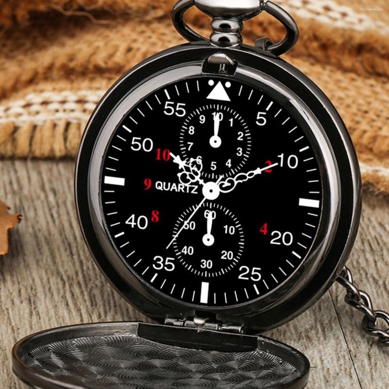 

Wristwatches Men's Simple Vintage Pocket Watch Black And White