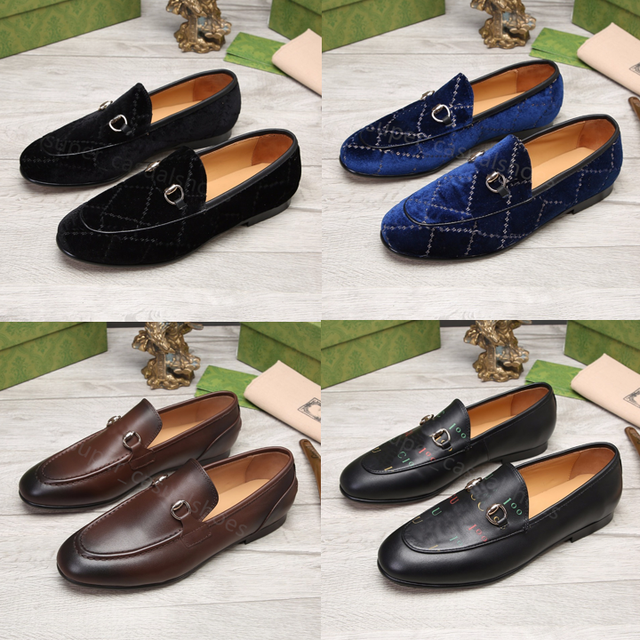 

Men Loafers Genuine Leather Brown black Mens Suede Casual Designer Dress Shoes Slip On Wedding Shoe with box 38-46, 12