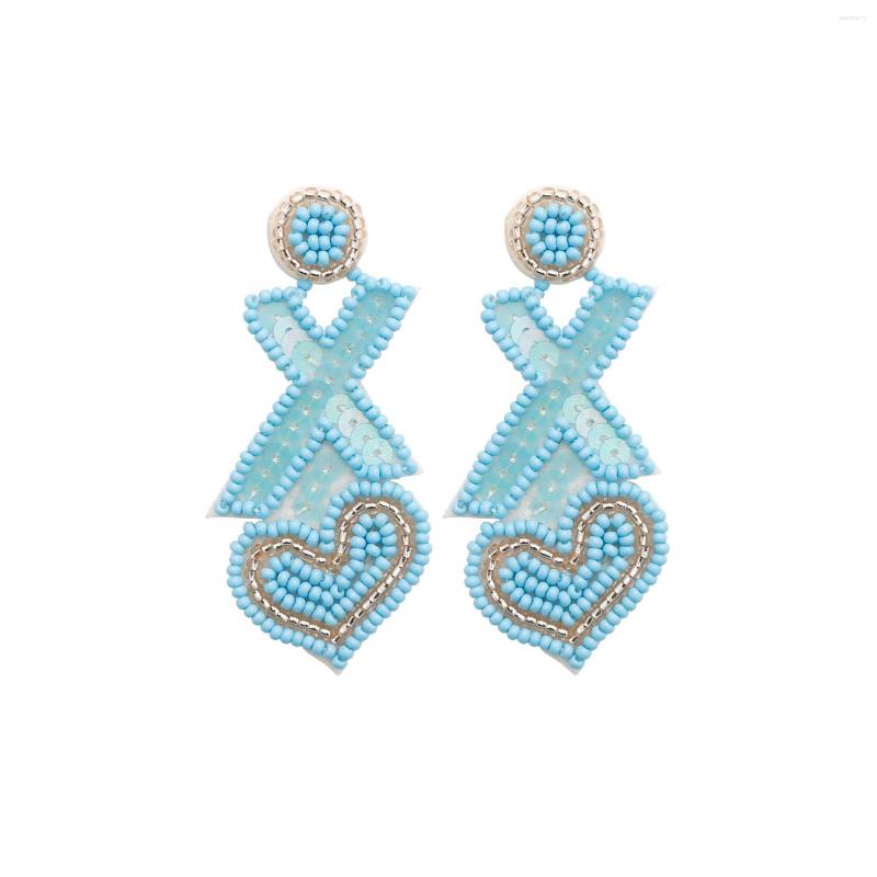 

Dangle Earrings Sparkling Beads Fade Resistant Luxurious Sequins Decor For Banquet Travel Dating Shopping