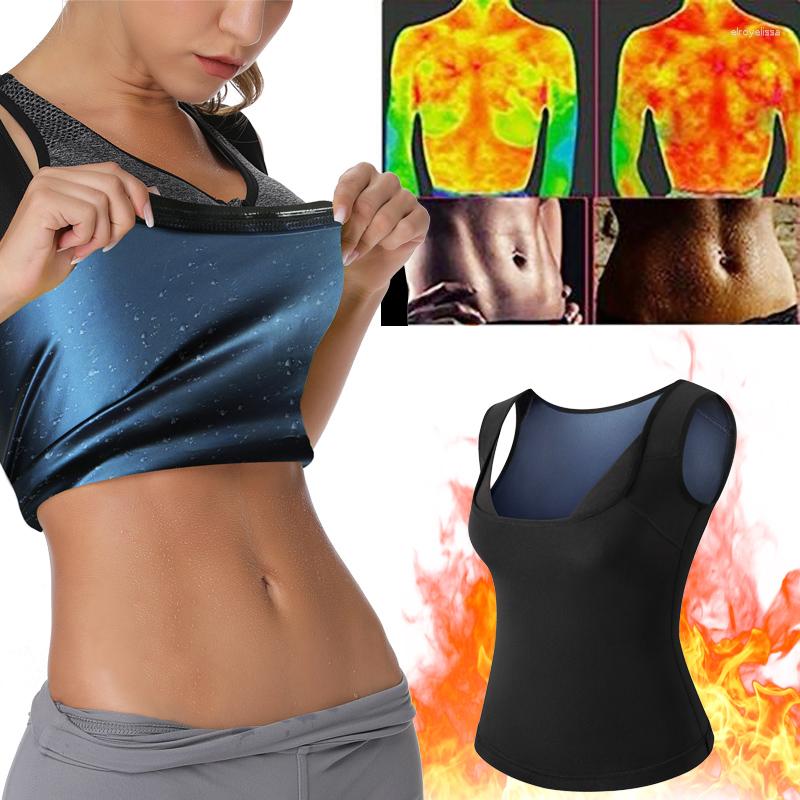 

Women's Shapers Women Waist Trainer Corset Neoprene Body Shaper Sweat Sauna Vest For Weight Loss With Zipper Trimmer Slimming Belt, Black