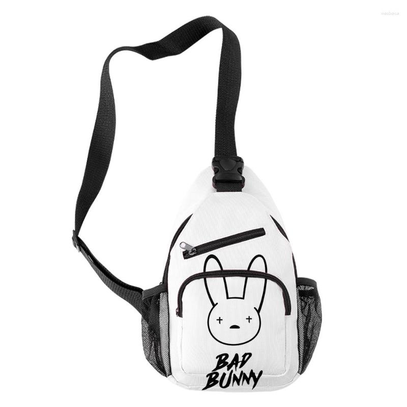 

Waist Bags Trendy Bad Crossbody Chest Oxford Waterproof Boys/Girls Sports Travel 3D Print Shoulder, As shown