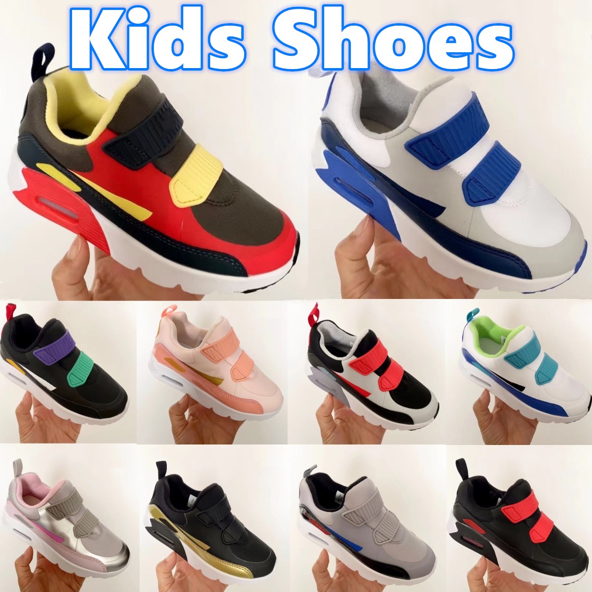 

toddlers 90 90s Kids Designer Shoes running youth boys girls Sneakers Baby Children Sports trainers runner shoe