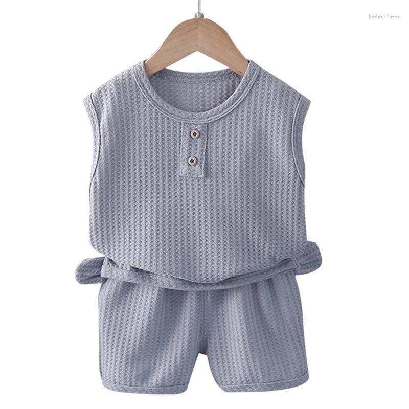 

Clothing Sets Boy Summer Clothes Vest Short For Boys Tracksuit Casual Style Children Costume, 15b1167-1
